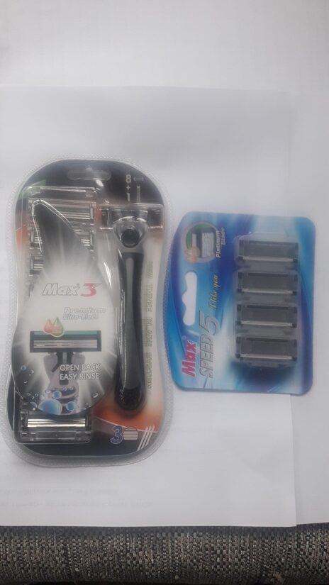 MAX 3 + 4 rezerves kārtridži (komplekts) | Skūšanās piederumi vīriešiem  vīriešu kosmetika 